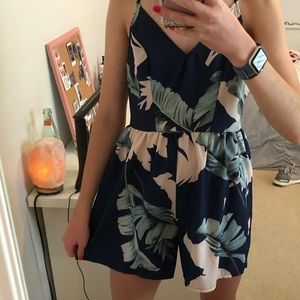 Women’s palm leaf romper